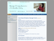 Tablet Screenshot of nrvmassage.com